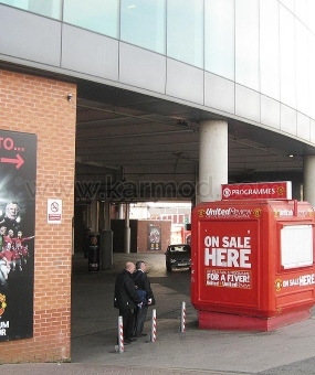 Kiosks UK “Manchester Old Trafford” and “Camp Nou stadium