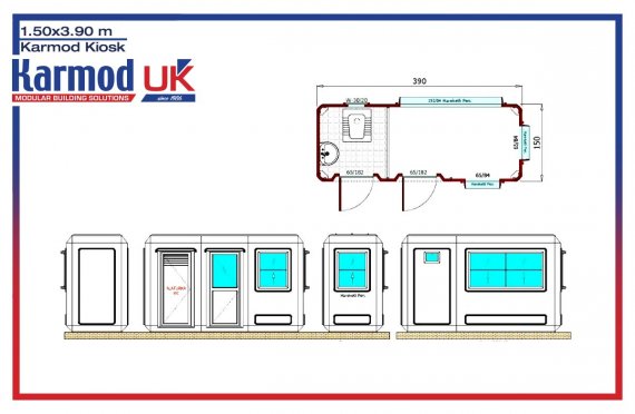 modular site sanitary cabins plans