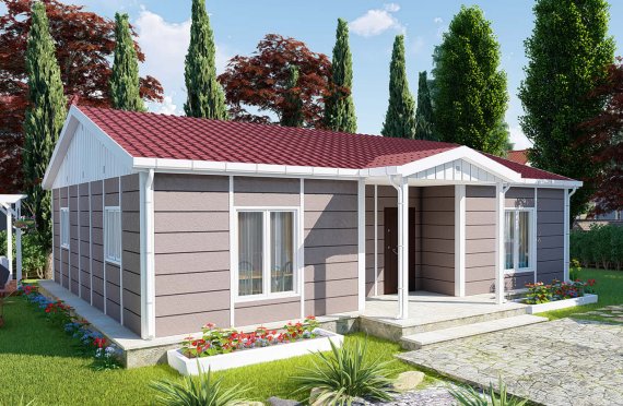 95 m2 Prefabricated House Model