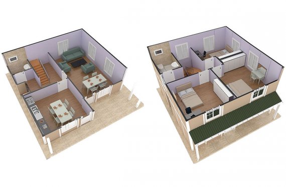 Karmod 127 m² Prefabricated Modular House - Designs and Plans