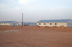 Prefabricated work site complex was completed in Algeria
