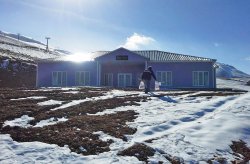 Karmod prefabricated buildings again on top; New establishment for the skiing centre in Ergan mountain